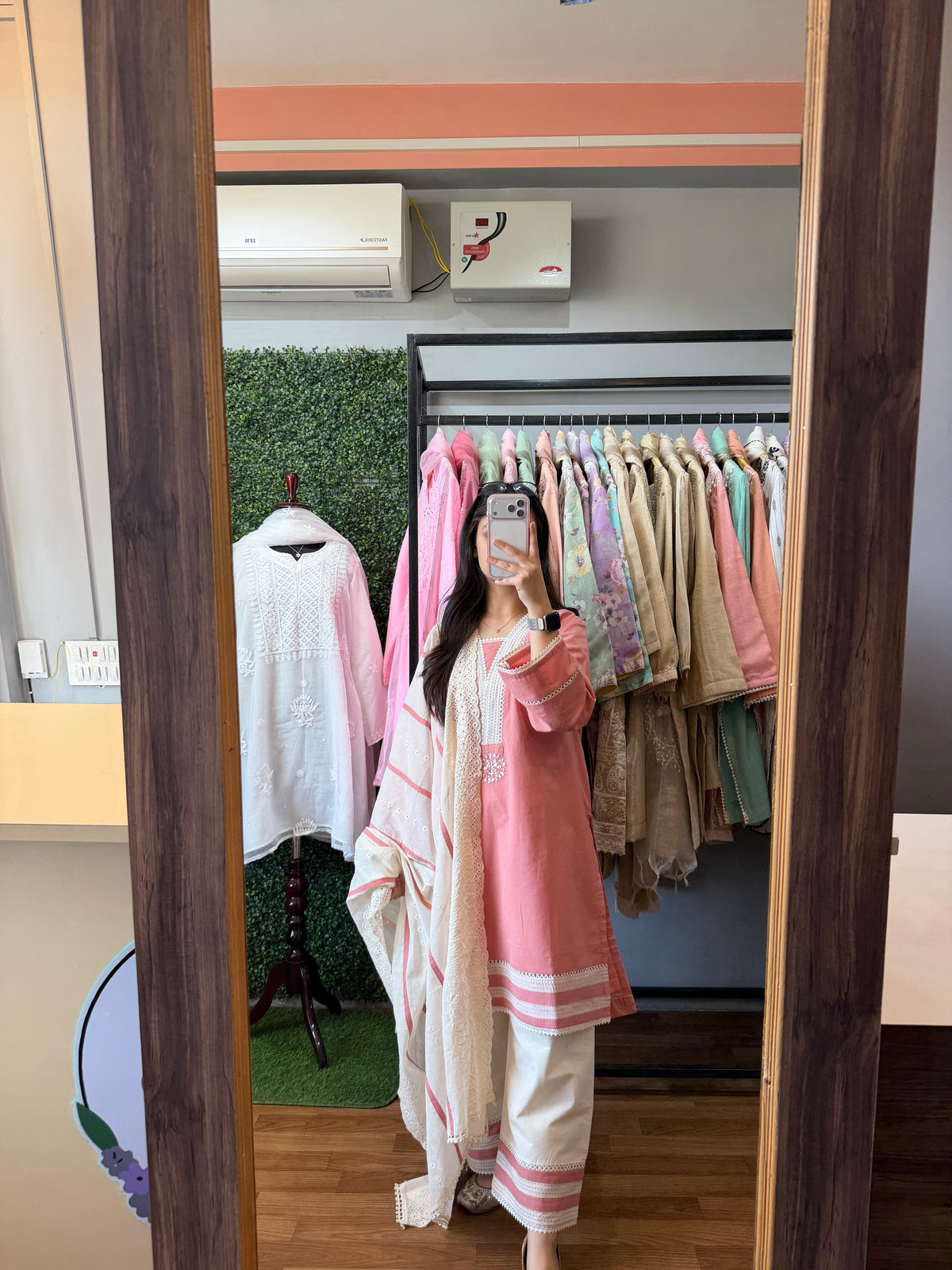 Pink Cotton Co-ord Set