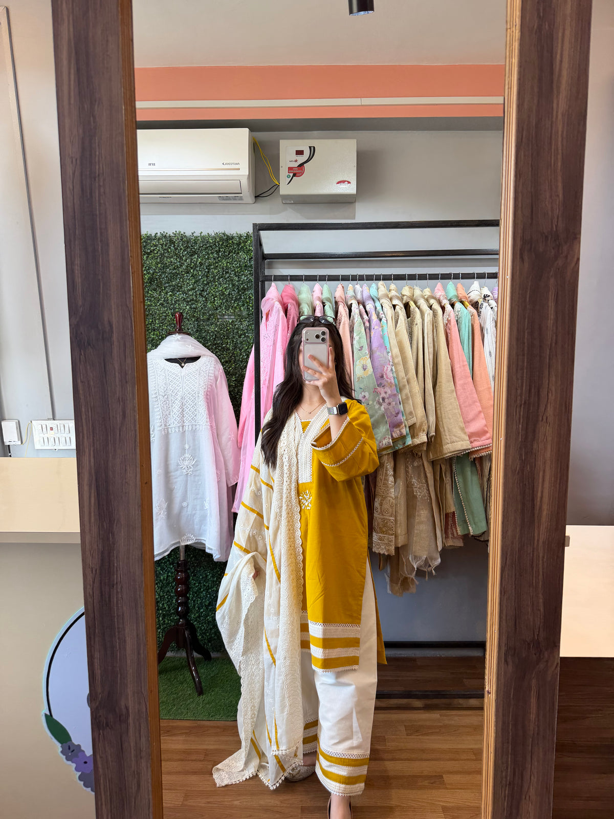 Yellow Cotton Co-ord Set