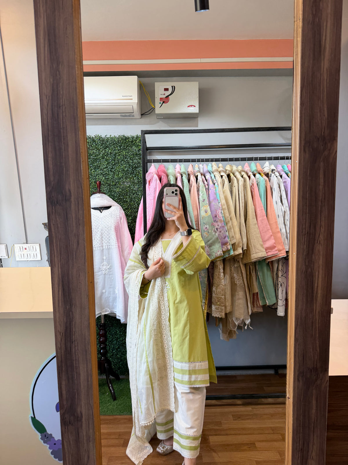 Green Cotton Co-ord Set