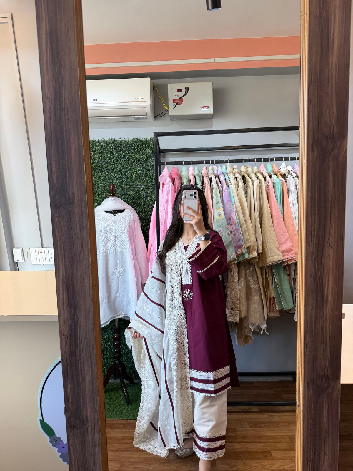 Purple Cotton Co-ord Set