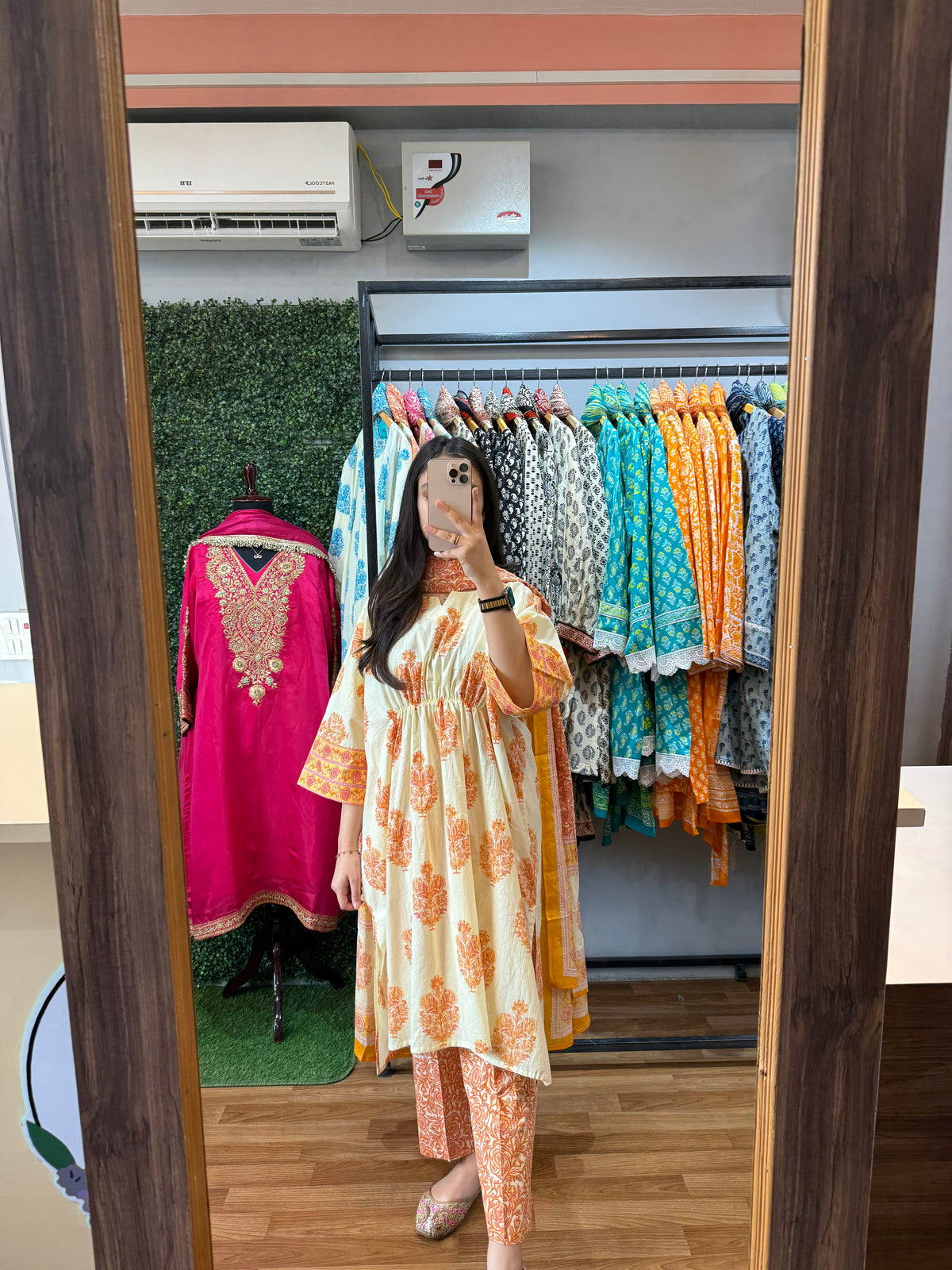 Orange Bloom Kaftan